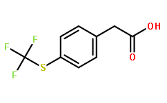4-[(Trifluoromethyl)thio]phenylacetic acid
