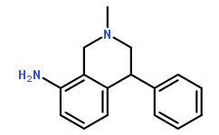 1,2,3,4-tetrahydro-2-methyl-4-phenyl-8-isoquinolinamin