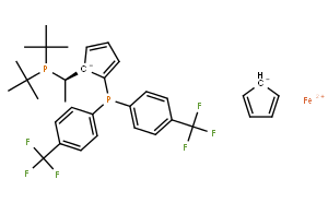 -(-)-1-[(S)-2-二叔丁基磷)二茂铁]乙基二-(4-三氟甲基苯)磷