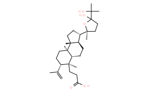 1H-Benz[e]indene-6-propanoicacid,dodecahydro-6,9a,9b-trimethyl-7-(1-methylethenyl)-3-[(2S)-tetrahydro-5-hydroxy-5-(1-hydroxy-1-methylethyl)-2-methyl-2-furanyl]-,(3S,3aR,5aR,6S,7S,9aR,9bR)-