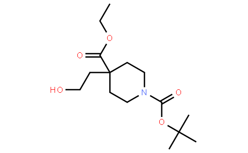 1,4-PIPERIDINEDICARBOXYLIC ACID, 4-(2-HYDROXYETHYL)-, 1-(1,1-DIMETHYLETHYL) 4-ETHYL ESTER