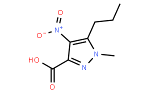 1H-Pyrazole-3-carboxylic acid, 1-methyl-4-nitro-5-propyl-