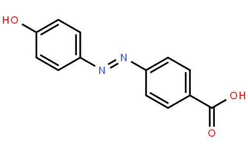 4-[(4'-hydroxyphenyl)diazenyl] benzoic acid