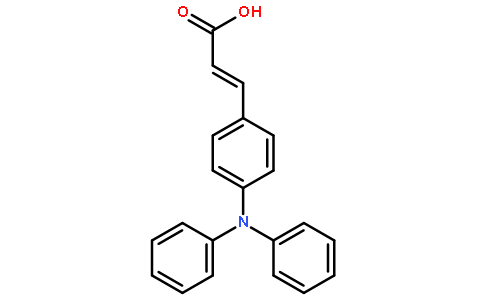 3-(4-(diphenylamino)phenyl)acrylic acid