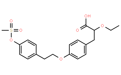 (S)-2-Ethoxy-3-(4-(4-((methylsulfonyl)oxy)phenethoxy)phenyl)propanoic acid