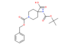 1-(benzyloxycarbonyl)-4-(tert-butoxycarbonyl)piperidine-4-carboxylic