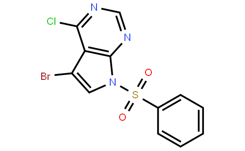 5-Bromo-4-chloro-7-(phenylsulfonyl)-7H-pyrrolo[2,3-d]pyrimidine