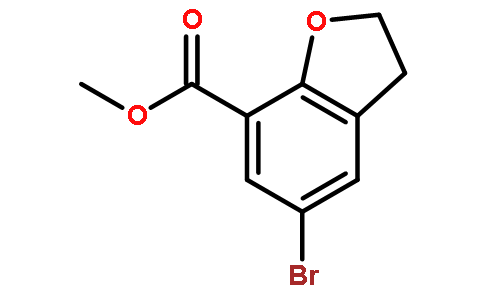 7-BENZOFURANCARBOXYLIC ACID,5-BROMO-2,3-DIHYDRO-,METHYL ESTER