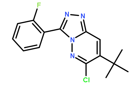 7-tert-butyl-6-chloro-3-(2-fluorophenyl)-[1,2,4]triazolo[4,3-b]pyridazine