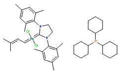 二氯[1,3-雙(2,4,6-三甲基苯基)-2-咪唑烷亞基](3-甲基-2-亞丁烯基)(三環(huán)己基膦)釕(II)