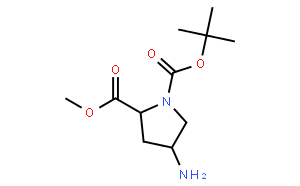 (2R,4S)-1-tert-Butyl 2-methyl 4-aminopyrrolidine-1,2-dicarboxylate