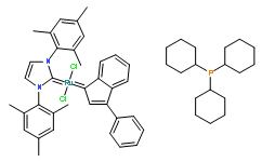 [1,3-二氫-1,3-雙(2,4,6-三甲基苯基)-2H-咪唑-2-亞基](3-苯基-1H-茚-1-亞基)(三環(huán)己基膦)二氯化釕