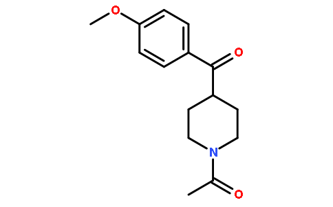 1-(4-(4-Methoxybenzoyl)piperidin-1-yl)ethanone
