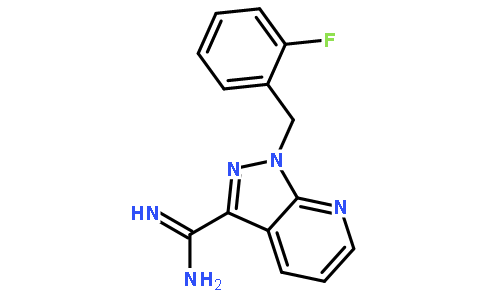 1H-吡唑并[3,4-b]吡啶-3  - 甲脒，1  - [（2  - 氟苯基）甲基]  -