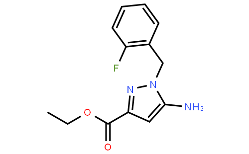 Ethyl 5-amino-1-(2-fluorobenzyl)-1H-pyrazole-3-carboxylate