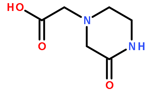 (3-Oxo-1-piperazinyl)acetic acid