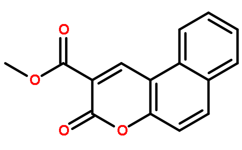 3H-Naphtho[2,1-b]pyran-2-carboxylic acid, 3-oxo-, methyl ester