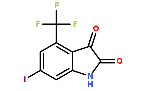 6-Iodo-4-(trifluoromethyl)indoline-2,3-dione