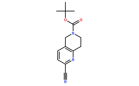 2-Cyano-7,8-dihydro-5H-[1,6]naphthyridine-6-carboxylic acid tert-butyl ester