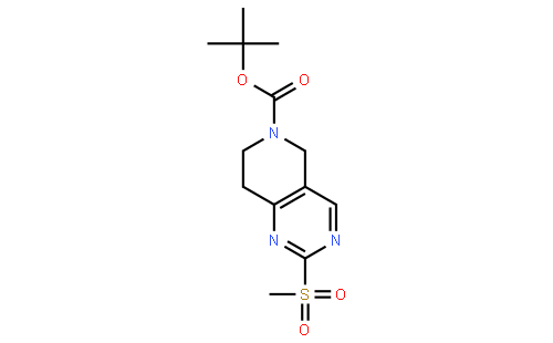 tert-Butyl 7,8-dihydro-2-(methylsulfonyl)pyrido[4,3-d]pyrimidine-6(5H)-carboxylate