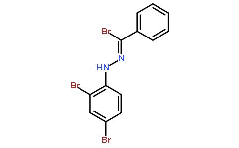 1-[BROMO(PHENYL)METHYLENE]-2-(2,4-DIBROMOPHENYL)-HYDRAZINE