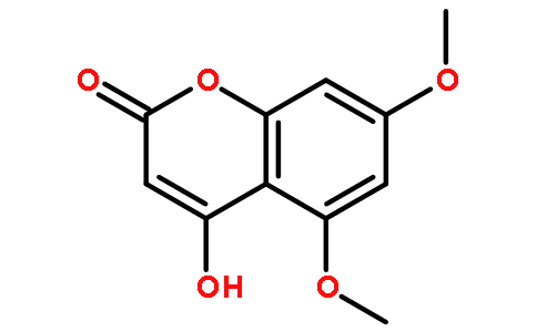 4-hydroxy-5,7-dimethoxy-2H-1-benzopyrane-2-one