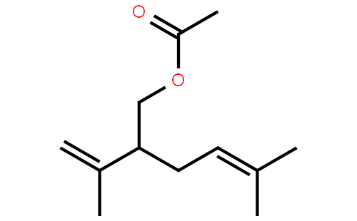 4-Hexen-1-ol, 5-methyl-2-(1-methylethenyl)-, 1-acetate
