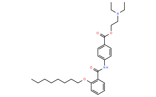 2-(Diethylamino)ethyl 4-(2-(octyloxy)benzamido)benzoate