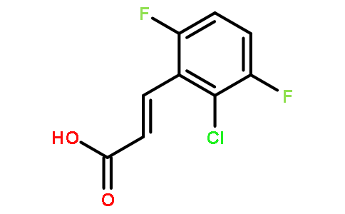 2-chloro-3,6-difluorocinnamic acid