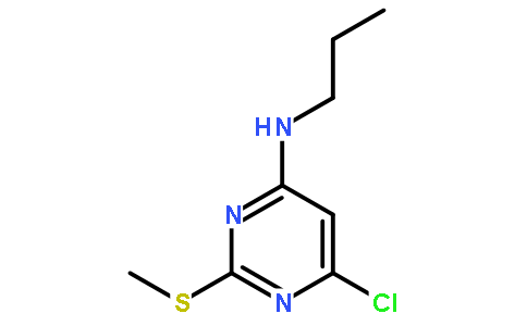 4-氯-2-甲硫基-6-(丙基氨基)嘧啶