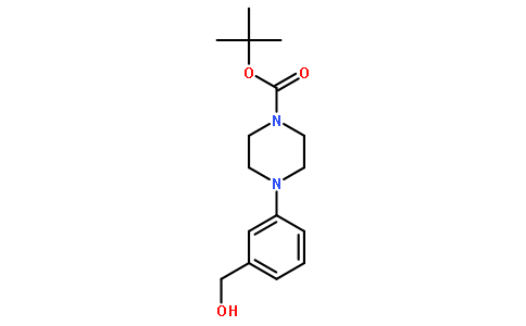 1-(3-hydroxymethyl-phenyl)piperazine-4-carboxylic acid tert-butyl ester