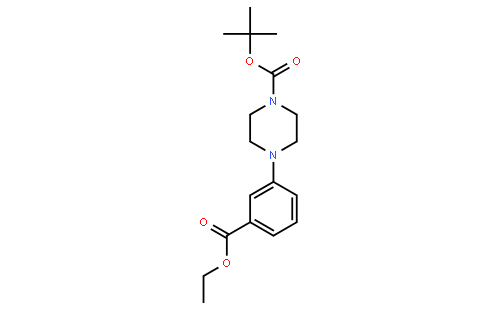 1-Boc-4-[3-(ethoxycarbonyl)phenyl]piperazine