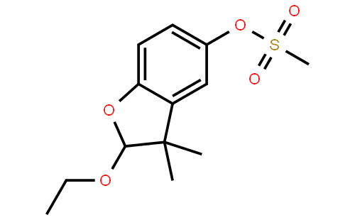 2-乙氧基-2,3-二氢-3,3-二甲基-5-甲基砜苯并呋喃