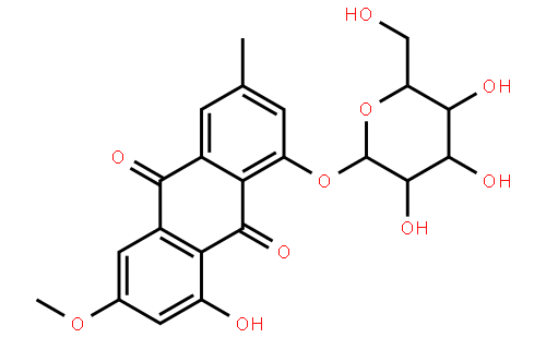 大黄素甲醚-1-O-beta-D-葡萄糖苷