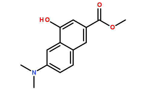 6-(二甲基氨基)-4-羟基-2-萘甲酸甲酯
