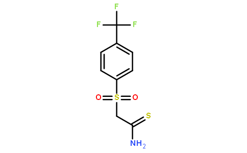 2-[[4-(TRIFLUOROMETHYL)PHENYL]SULPHONYL]ETHANETHIOAMIDE