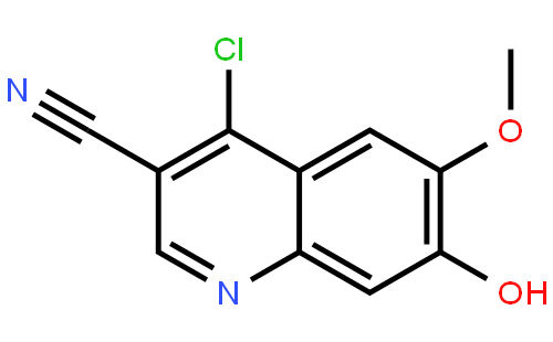 4-氯-3-氰基-7-羟基-6-甲氧基喹啉