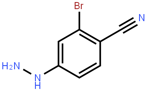 2-Bromo-4-hydrazinylbenzonitrile