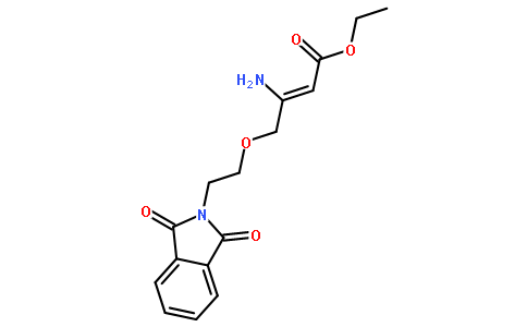 3-氨基-4-(2-邻苯二甲酰亚氨基乙氧基)巴豆酸乙酯