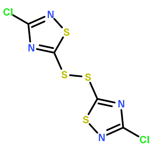 3-CHLORO-5-[2-(3-CHLORO-1,2,4-THIADIAZOL-5-YL)DISULFANYL]-1,2,4-THIADIAZOLE