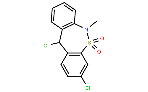 3,11-二氯-6,11-二氢-6-甲基-二苯并[c,f][1,2]硫氮杂卓 5,5-二氧化物