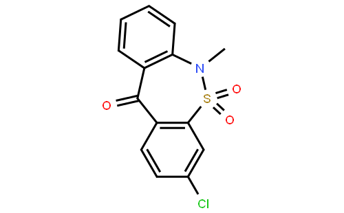 3-氯-6-甲基二苯并[c,f][1,2]硫氮杂卓-11(6H)-酮 5,5-二氧化物