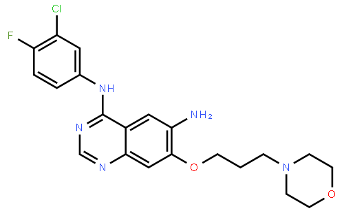 N4-(3-氯-4-氟苯基)-7-(3-吗啉丙氧基)喹唑啉-4,6-二胺