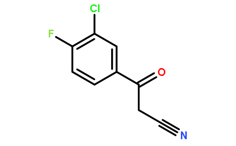 3-CHLORO-4-FLUOROBENZOYLACETONITRILE