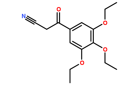 3,4,5-TRIETHOXYBENZOYLACETONITRILE