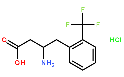 (S)-3-Amino-4-(2-Trifluoromethyl-phenyl)-butyric acid.HCl