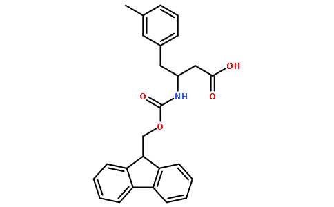 (R)-N-芴甲氧羰基-3-氨基-4-(3-甲基苯基)丁酸