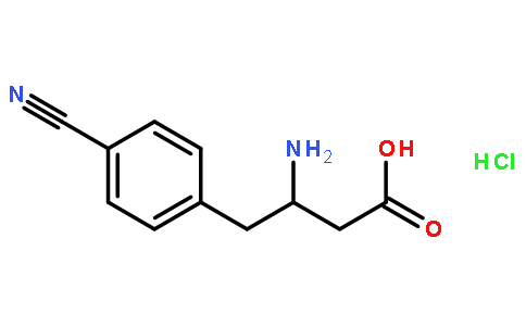 (R)-3-Amino-4-(4-cyano-phenyl)-butyric acid.HCl