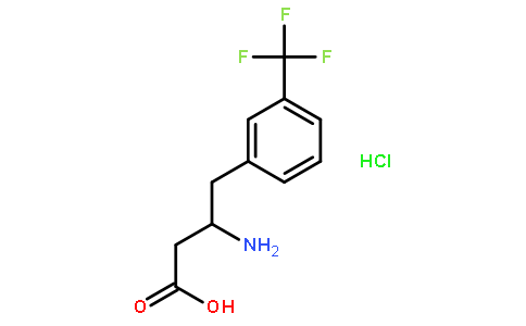 (R)-3-Amino-4-(3-Trifluoromethyl-phenyl)-butyric acid.HCl