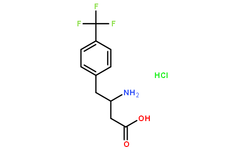 (R)-3-Amino-4-(4-Trifluoromethyl-phenyl)-butyric acid.HCl